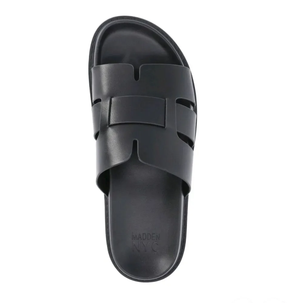 Madden NYC M-Marcco Men Sandals Black Men's size 10.5 NWT Original Box.
